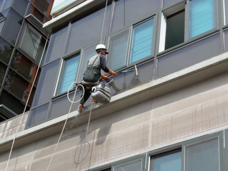 강남소방서외벽청소