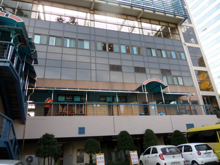 강남소방서외벽청소후