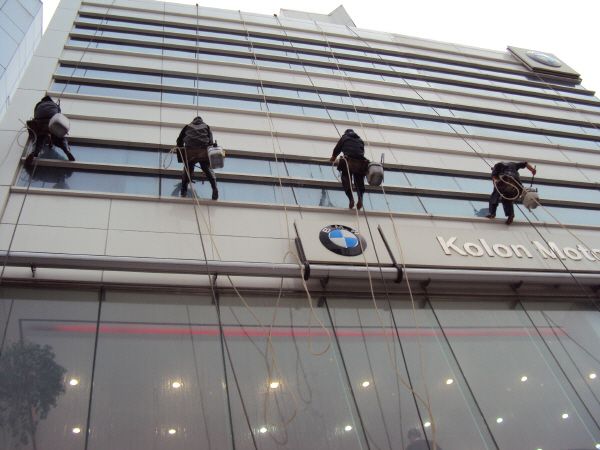 코오롱모터스(외벽청소)