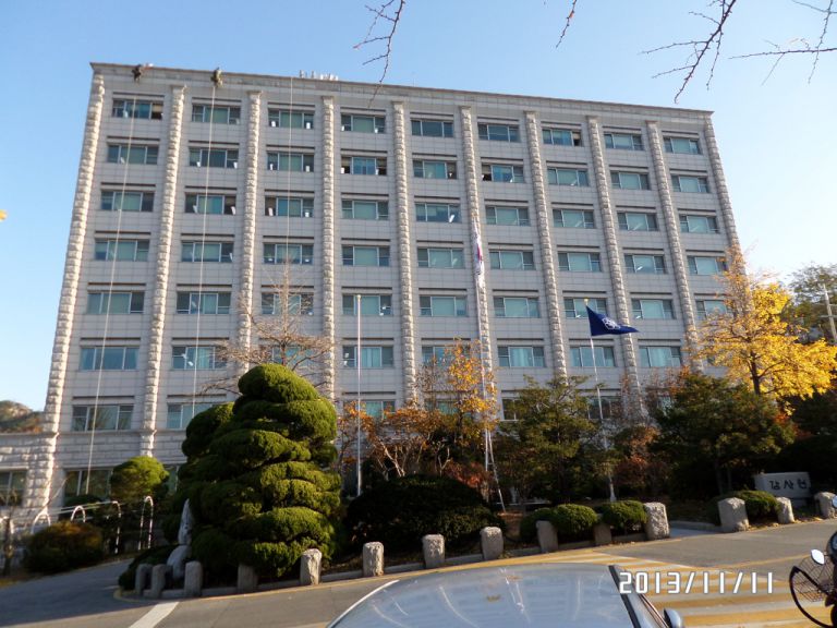 감사원 외벽청소