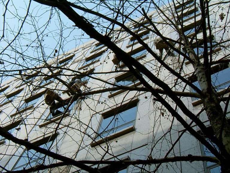 광동제약외부실리콘교체작업