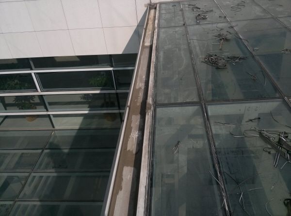 국가기록원 외부실리콘복원공사 공사전,후