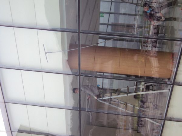 청와대사랑채 외부유리청소