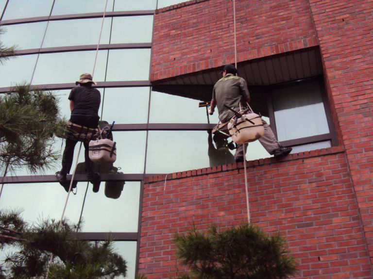 경인여자대학 외벽청소